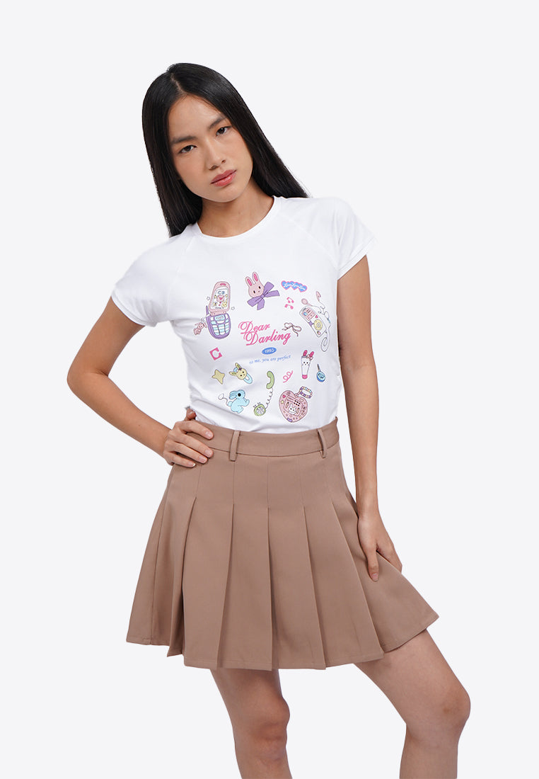 Box Pleated Skort