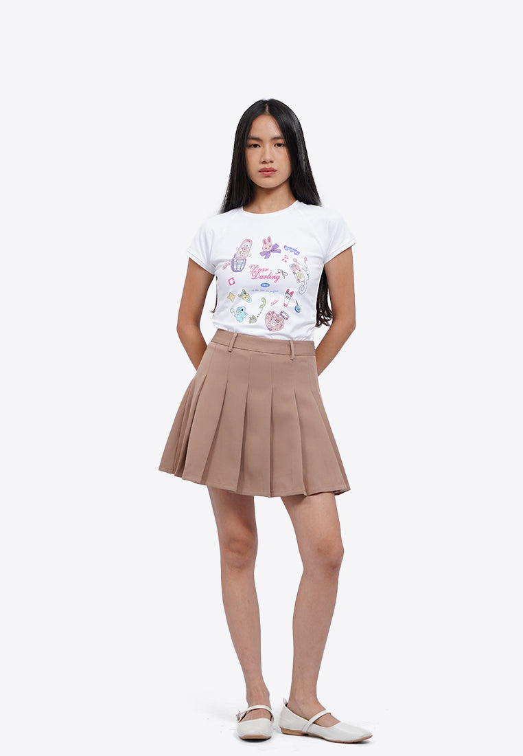 Box Pleated Skort