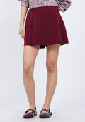 Belted Wrap Mini Skort