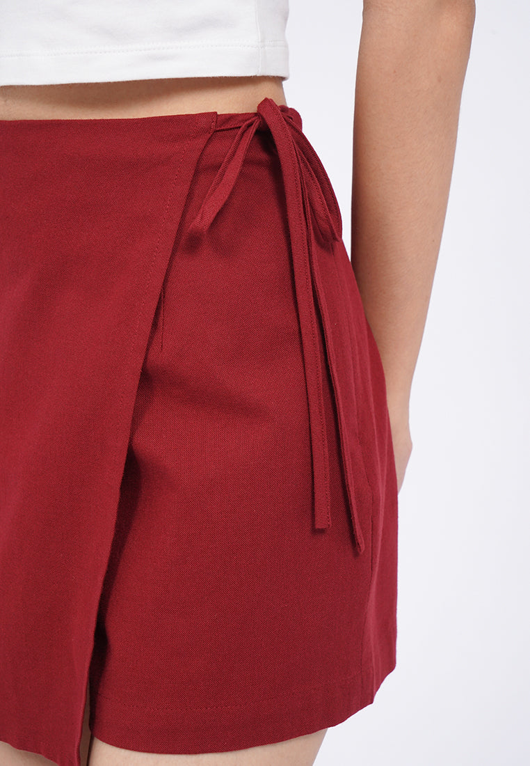 Mini Skort with Tie Details