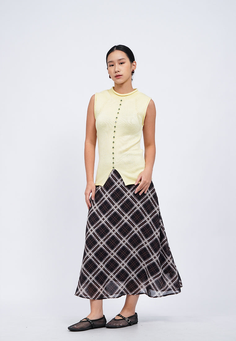 Colorbox X Gimme High Neck Knit Top
