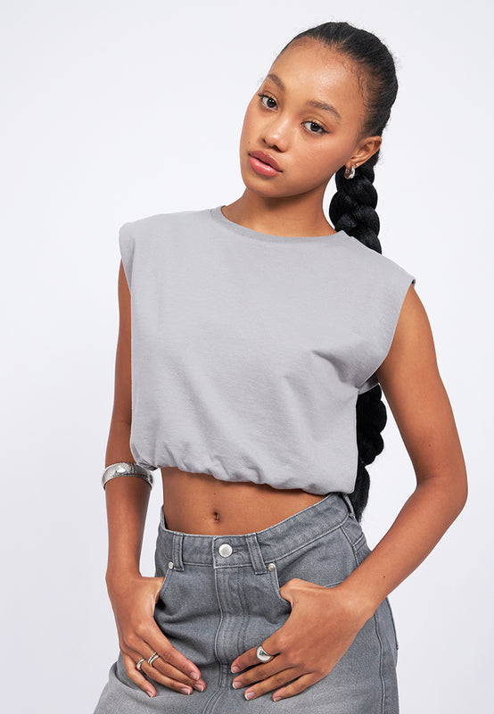 Sleeveless Balloon Top