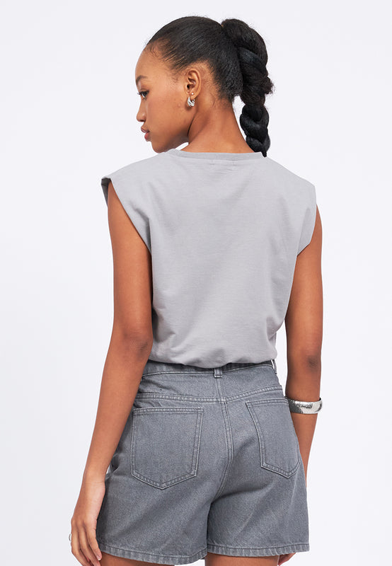 Sleeveless Balloon Top