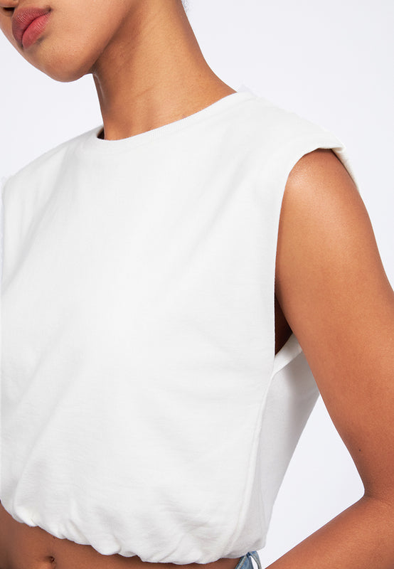 Sleeveless Balloon Top
