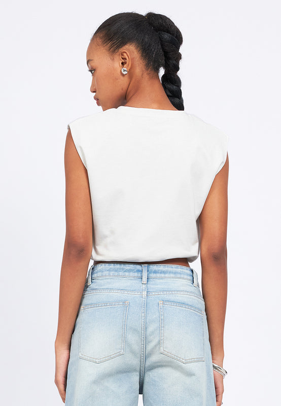 Sleeveless Balloon Top