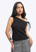 Off Shoulder Top with Ribbon Details