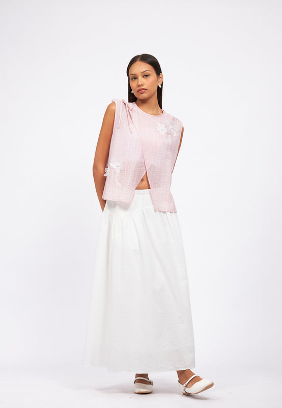 Asymmetric Front Sleeveless Top