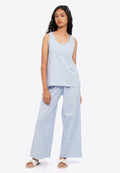 Sleeveless Long Pants Pajama Set