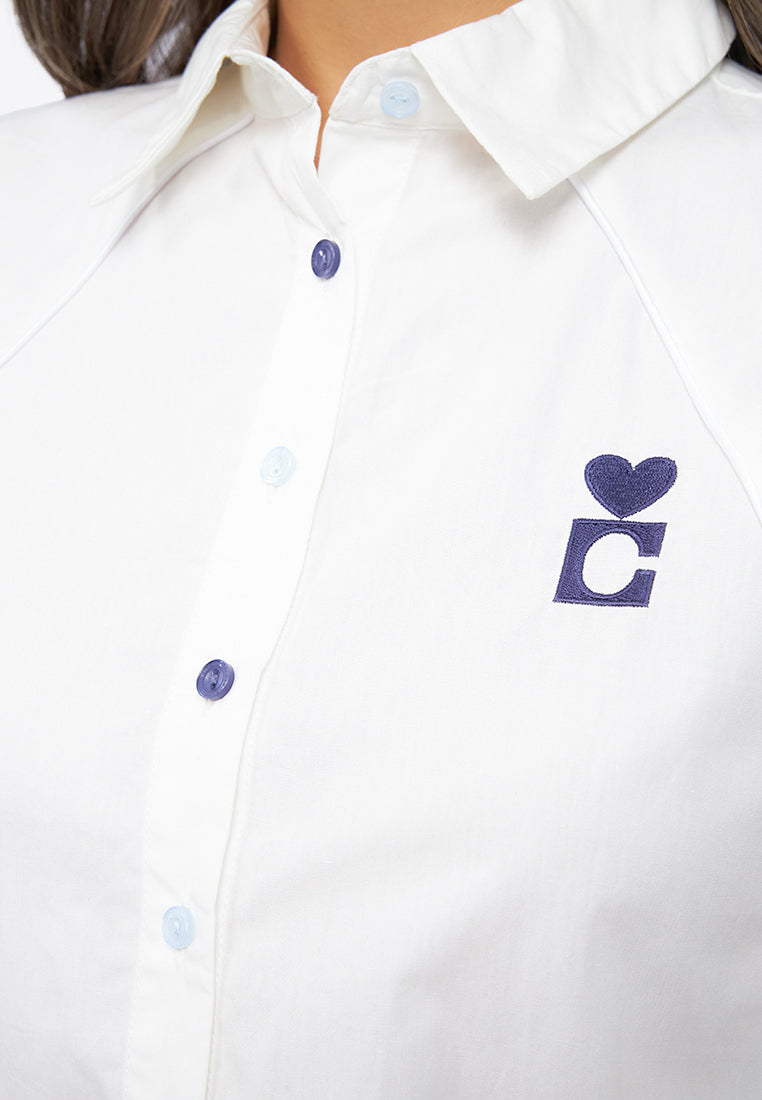 Sleeveless Button Up Shirt