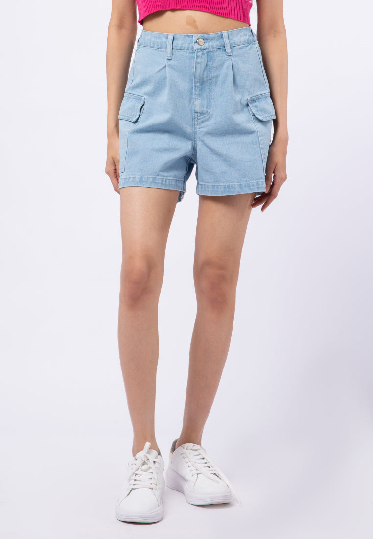 Cargo Denim Short Pants