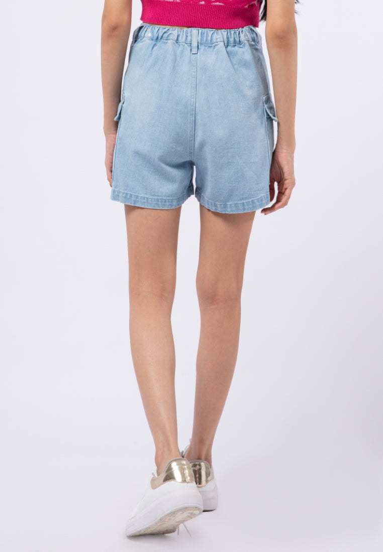 Cargo Denim Short Pants