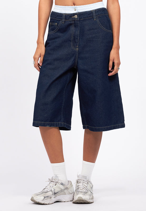 Double Waistband Jorts