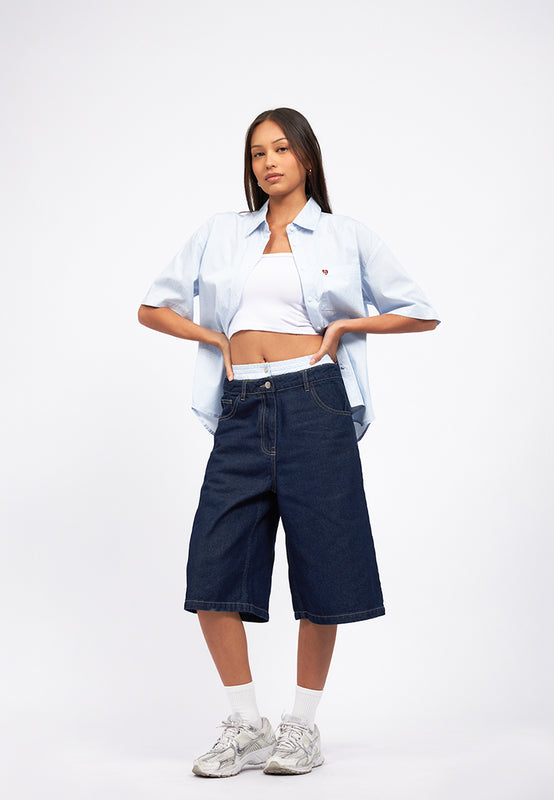 Double Waistband Jorts