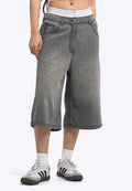 Double Waistband Jorts