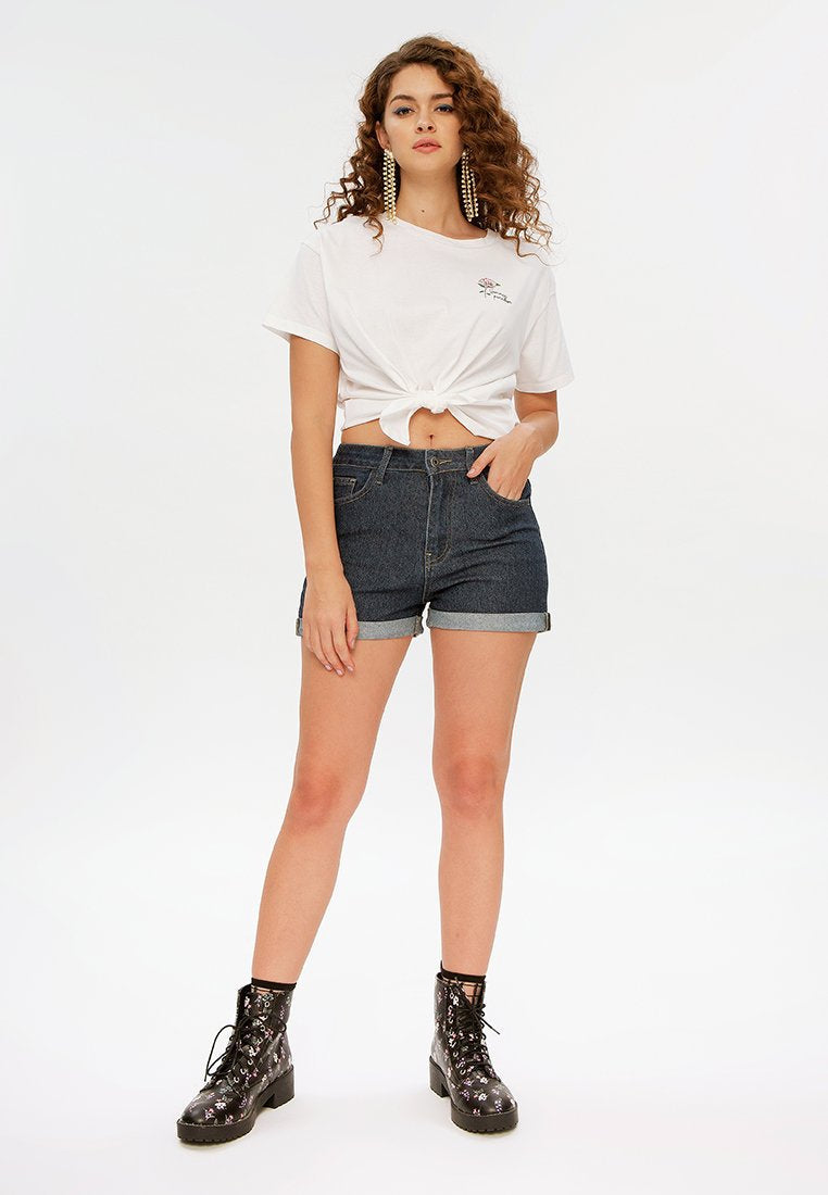Basic Denim Short