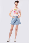 A-line Denim Shorts