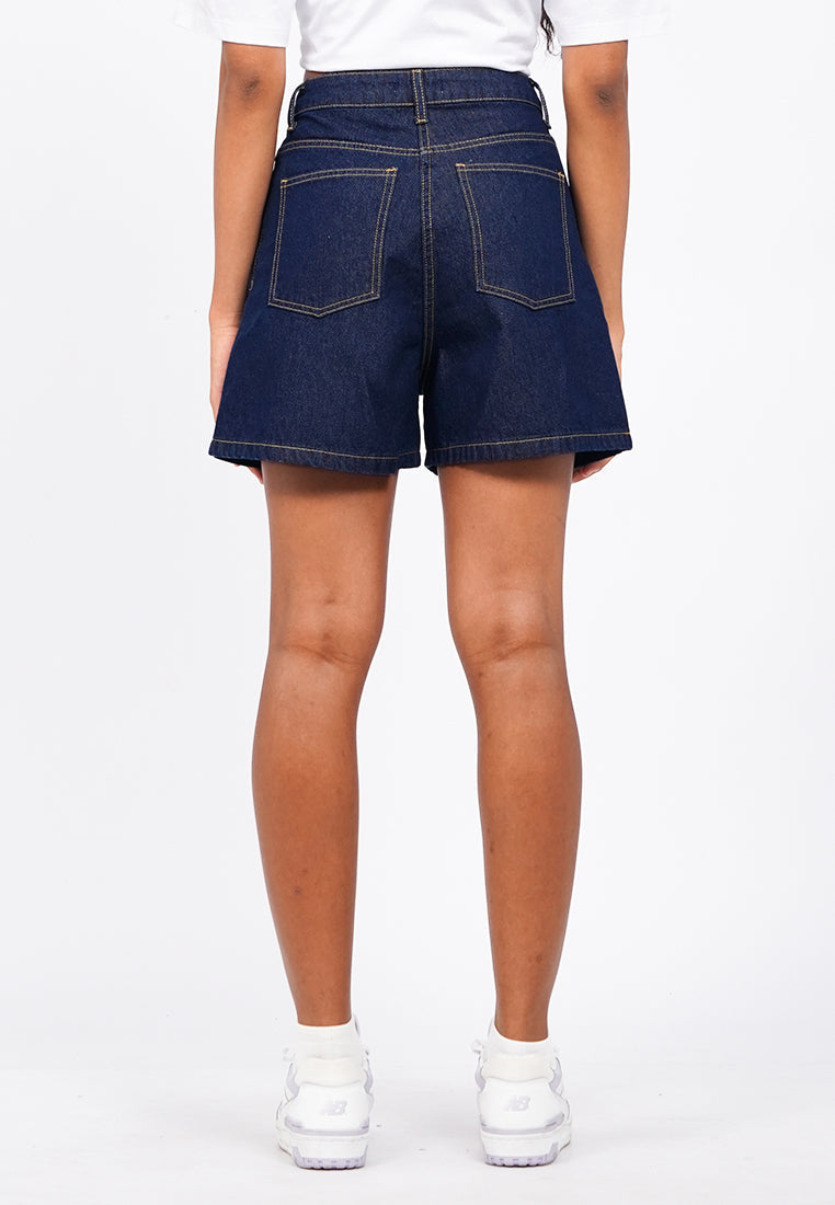Regular Fit Denim Short Pants