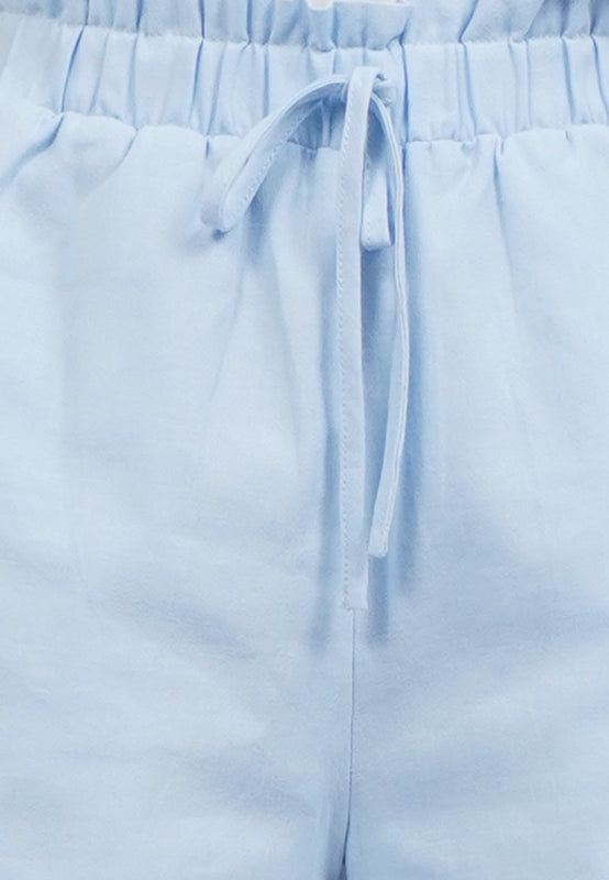 Basic Short Pants with Elastic Waist