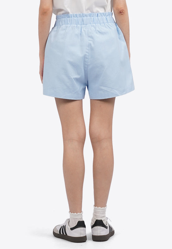 Basic Short Pants with Elastic Waist