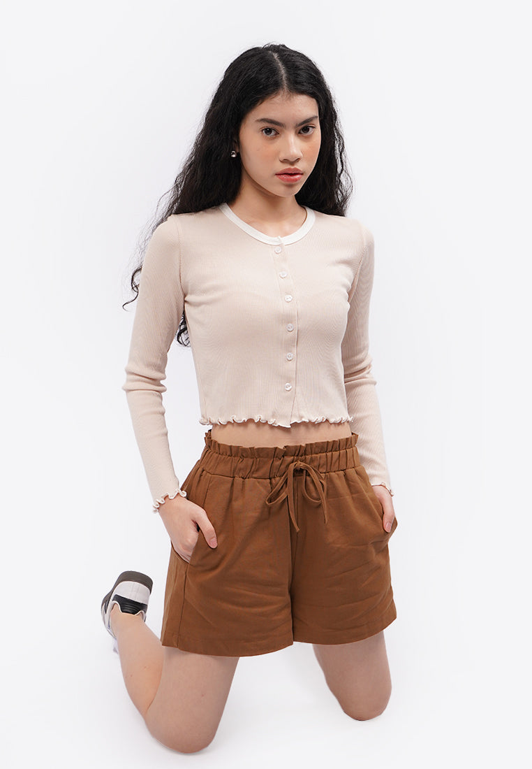 Elastic Waist Shorts