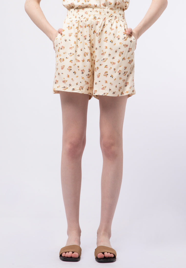 Floral Print Short Pants