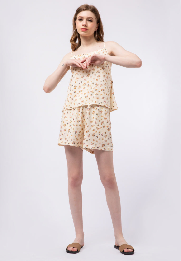 Floral Print Short Pants