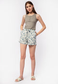 Printed Pajama Shorts