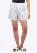 Embroidered Pajama Shorts