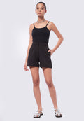 Solid Wide Leg Shorts