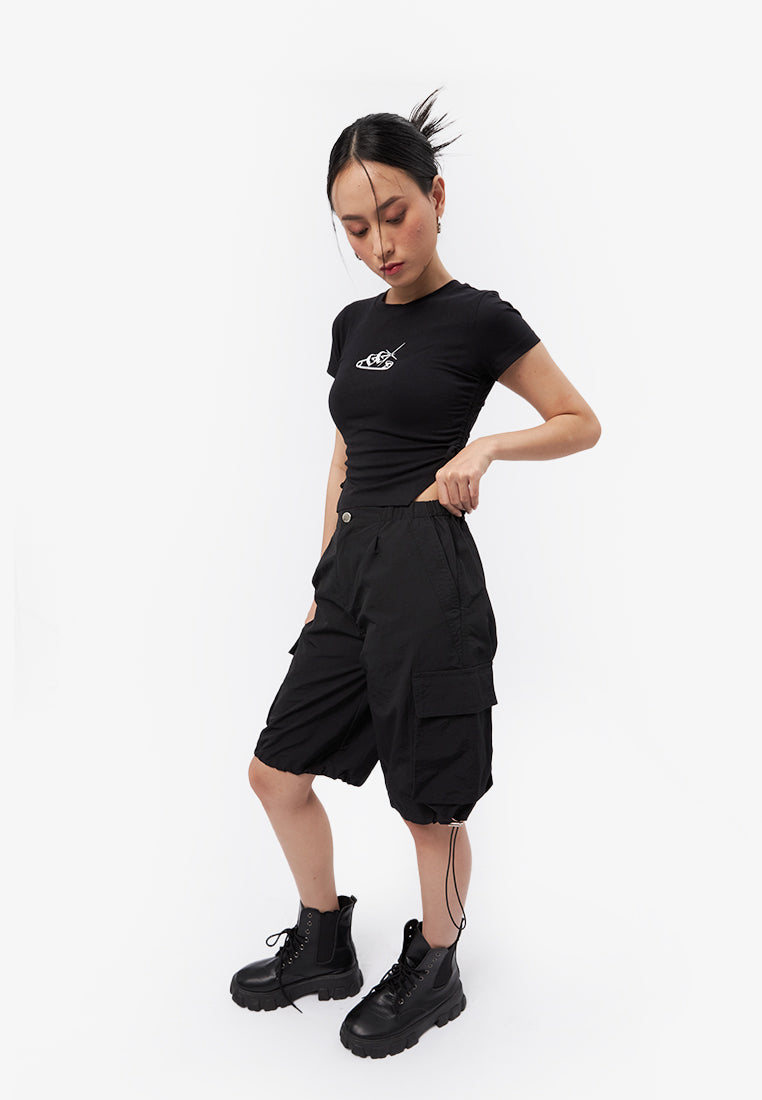Parachute Cargo Bermuda Pants