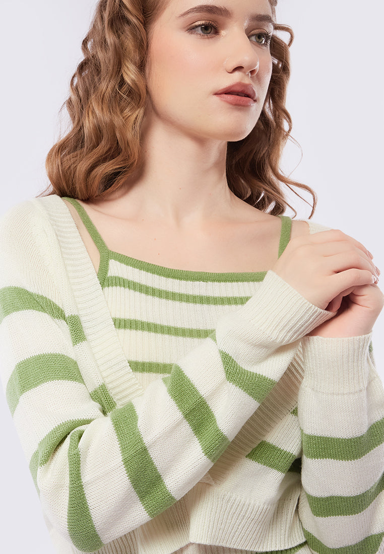 Striped Knit Jumper