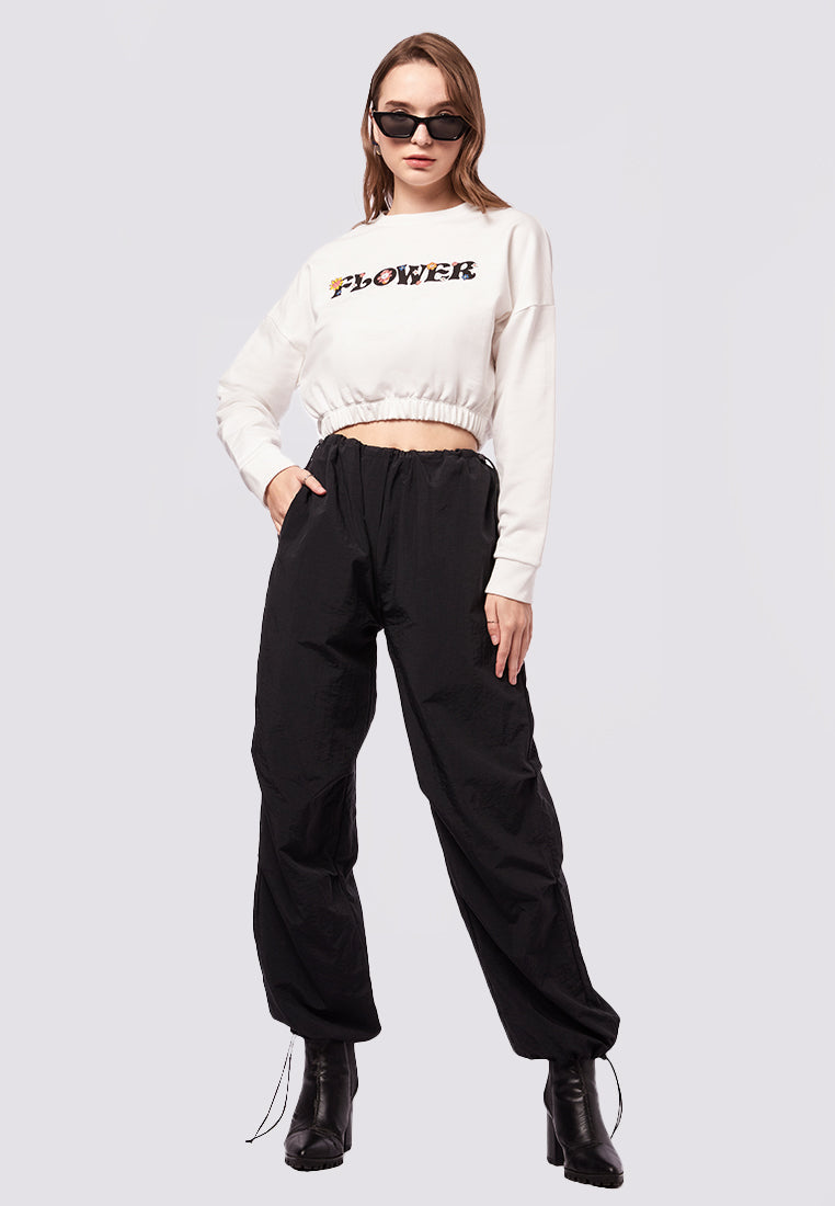BT21 Elastic Crop Sweatshirt
