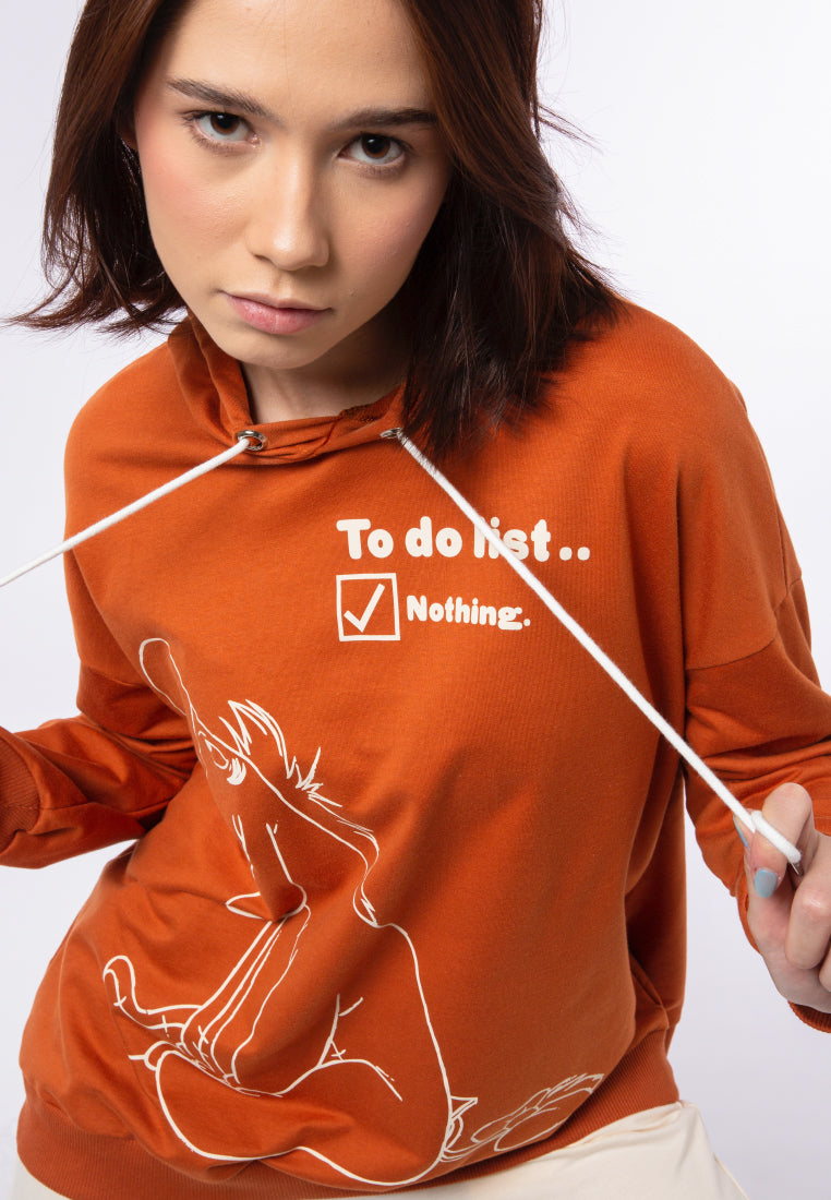 Winnie the Pooh Printed Oversized Hoodie