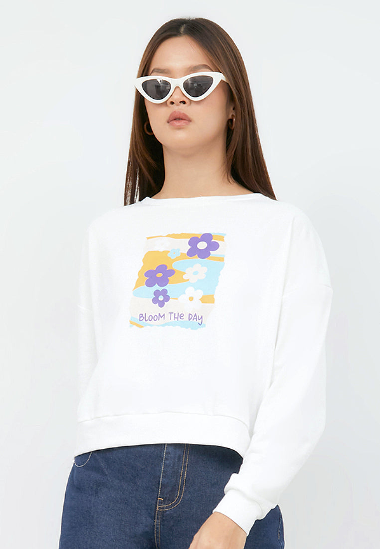 Graphic Loose Sweatshirt