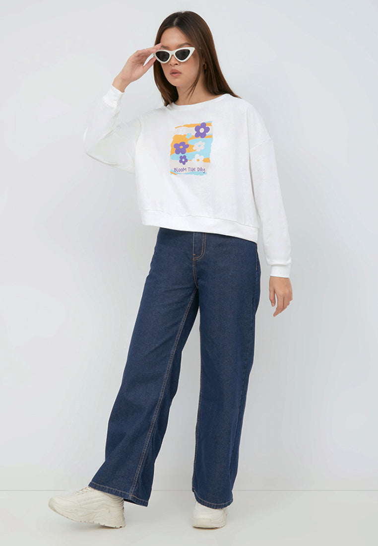 Graphic Loose Sweatshirt
