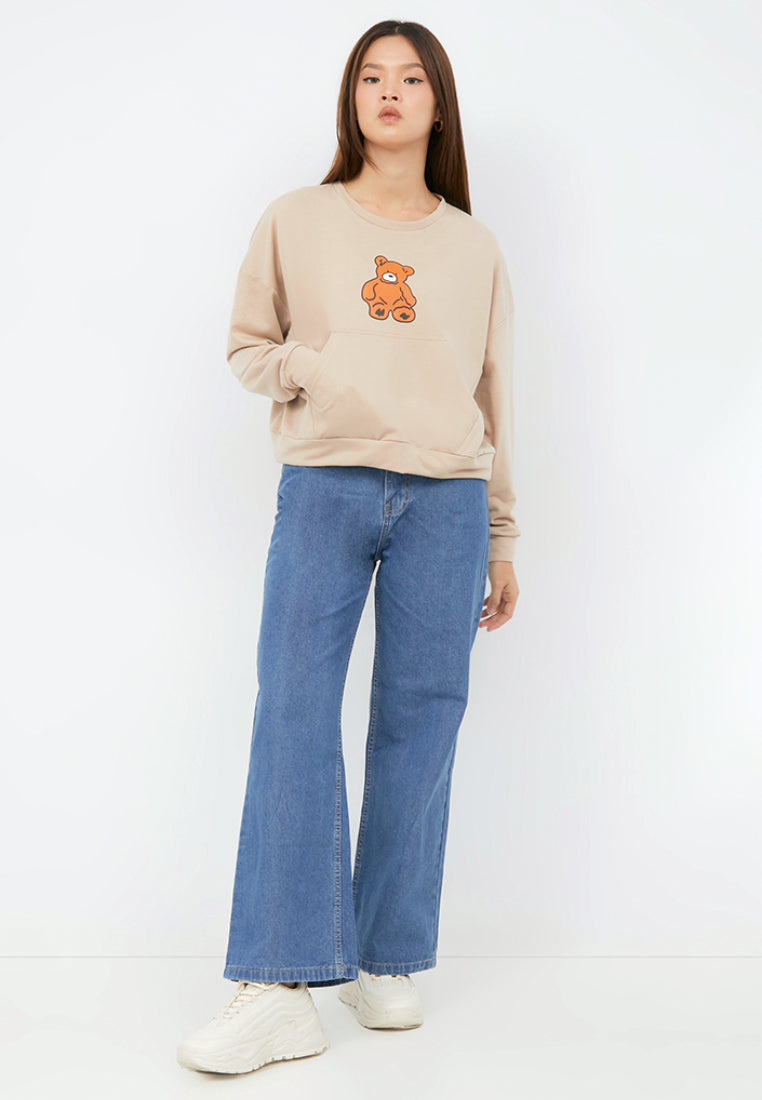 Baggy Sweatshirt with Front Pocket