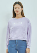 Graphic Crop Sweatshirt