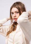 Long Sleeve Crop Hoodie Sweatshirt