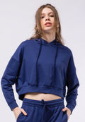 Long Sleeve Crop Hoodie Sweatshirt