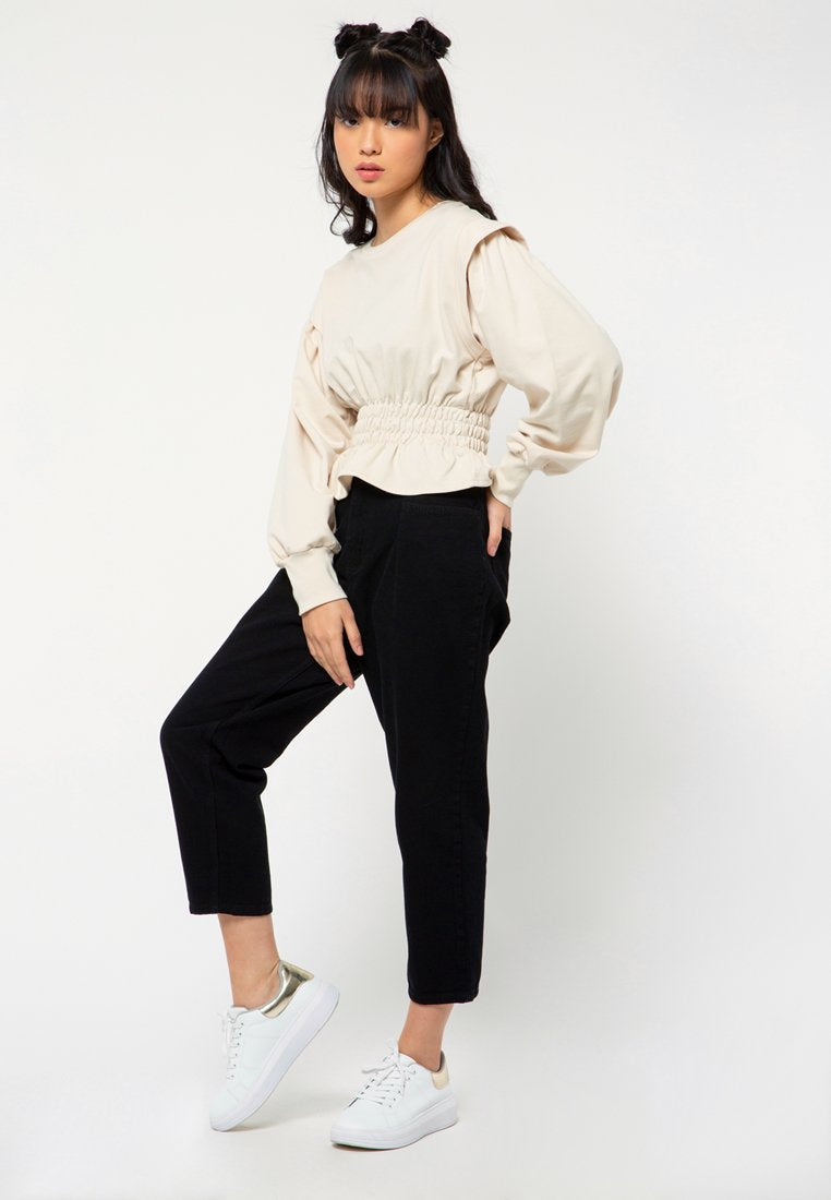 Ruffle sweatshirt