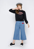 Slogan Asymmetry Sweatshirt