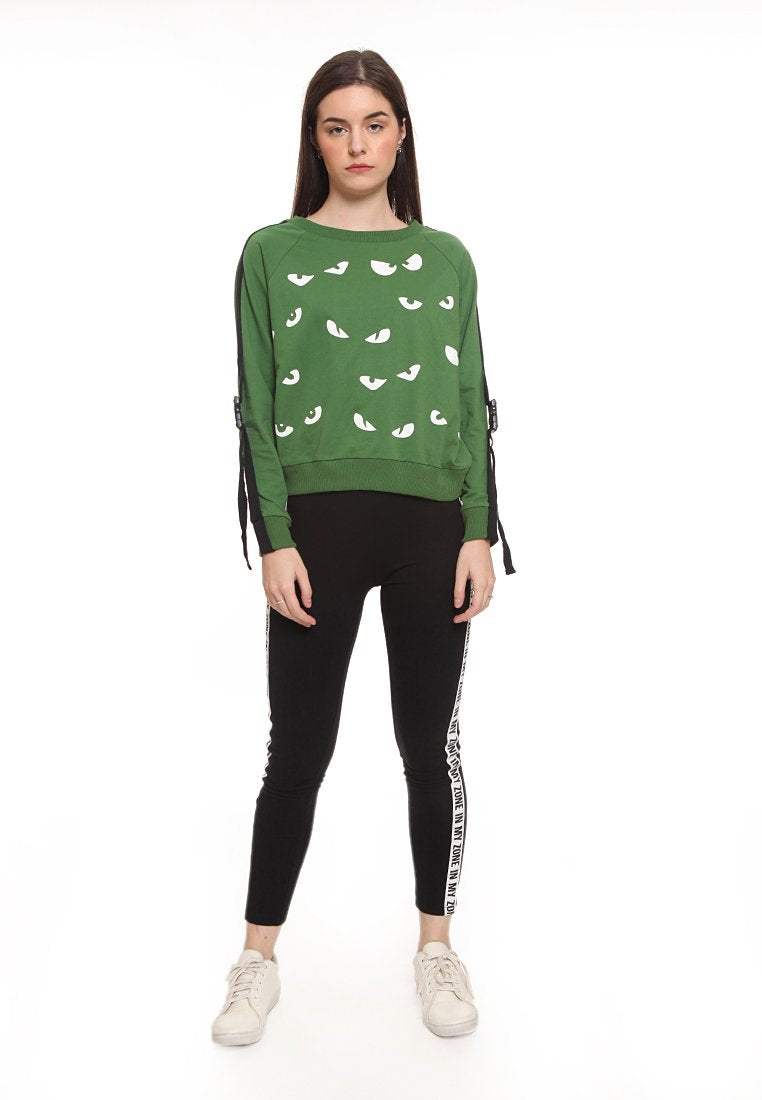 Eyes Printed Sweatshirt