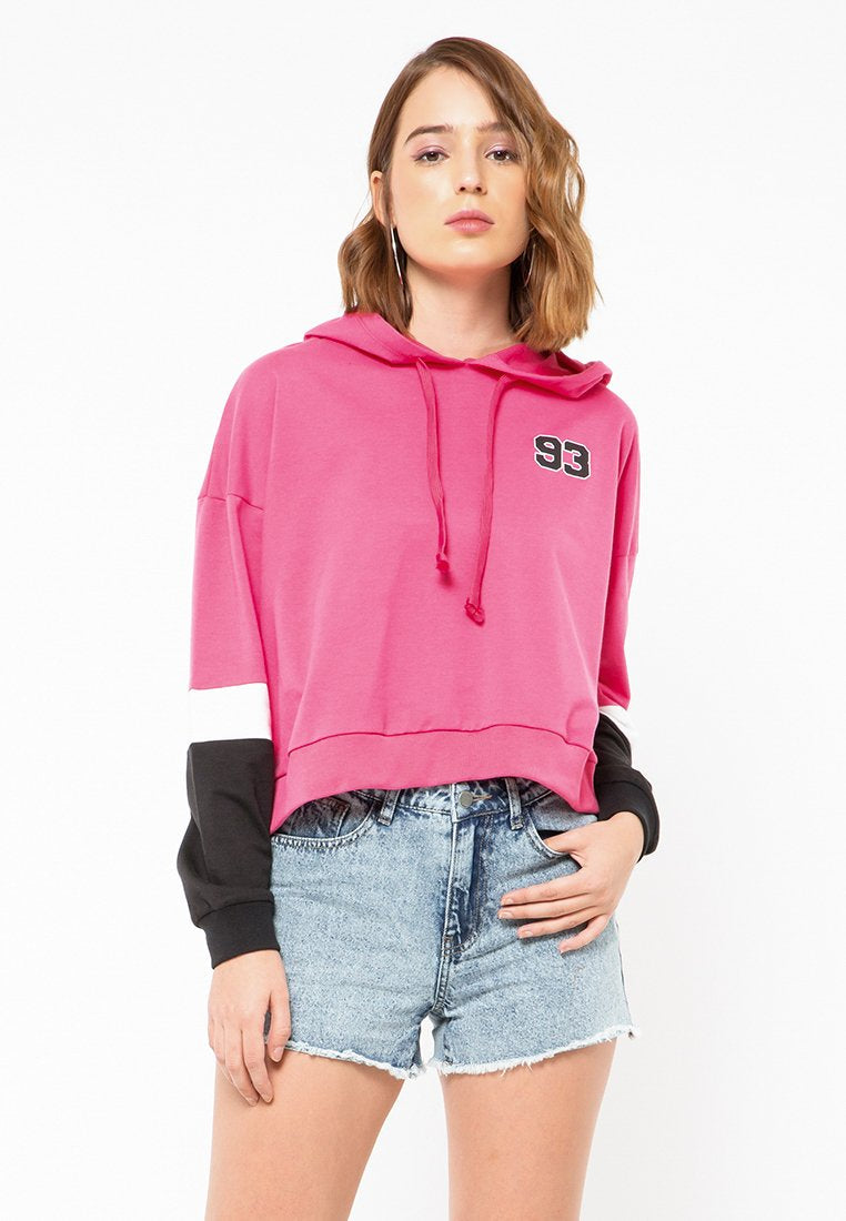 Colorblock Sleeves Hoodie
