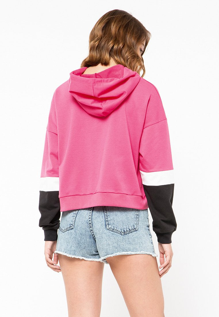 Colorblock Sleeves Hoodie