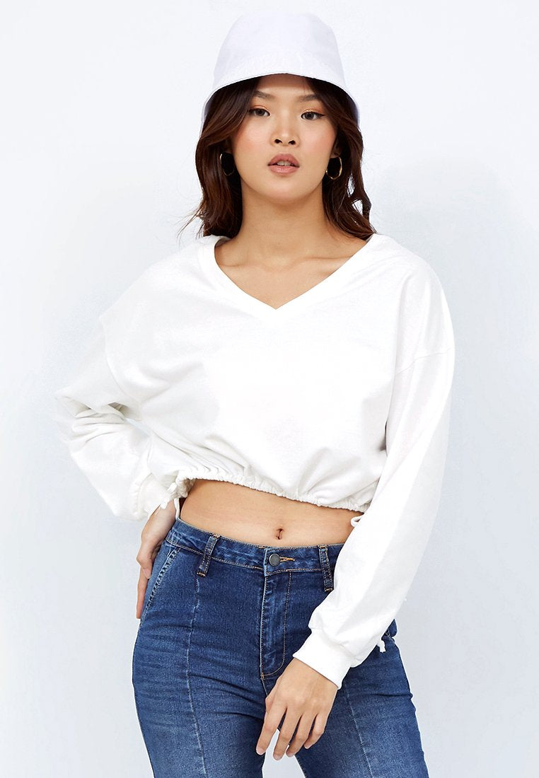 V-neck Sweatshirt