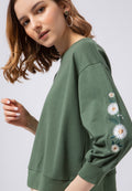Embroidered Oversized Sweatshirt