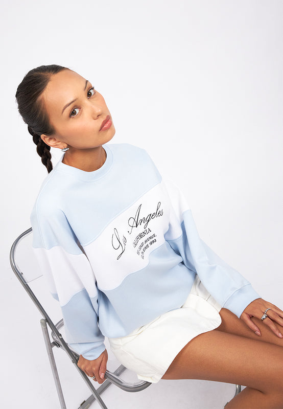 Oversized Colorblock Sweatshirt