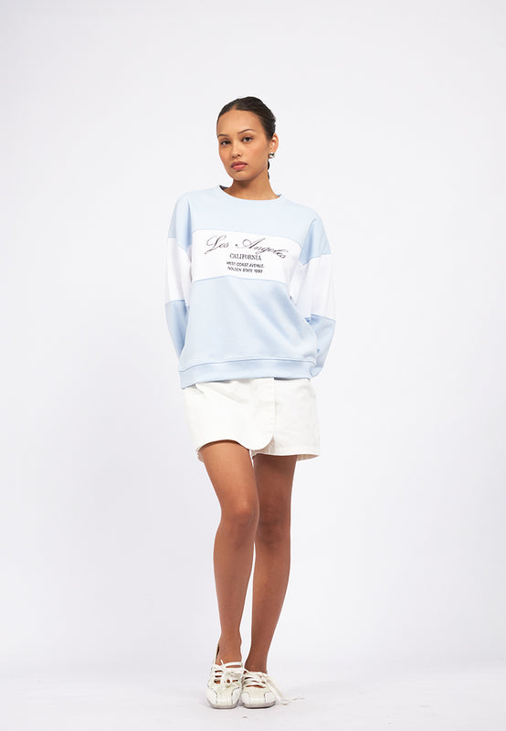 Oversized Colorblock Sweatshirt