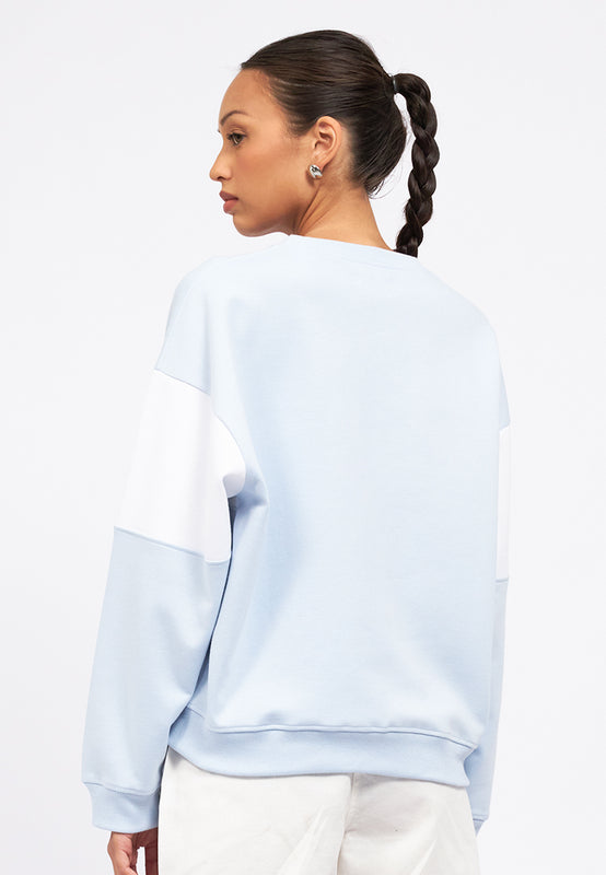 Oversized Colorblock Sweatshirt