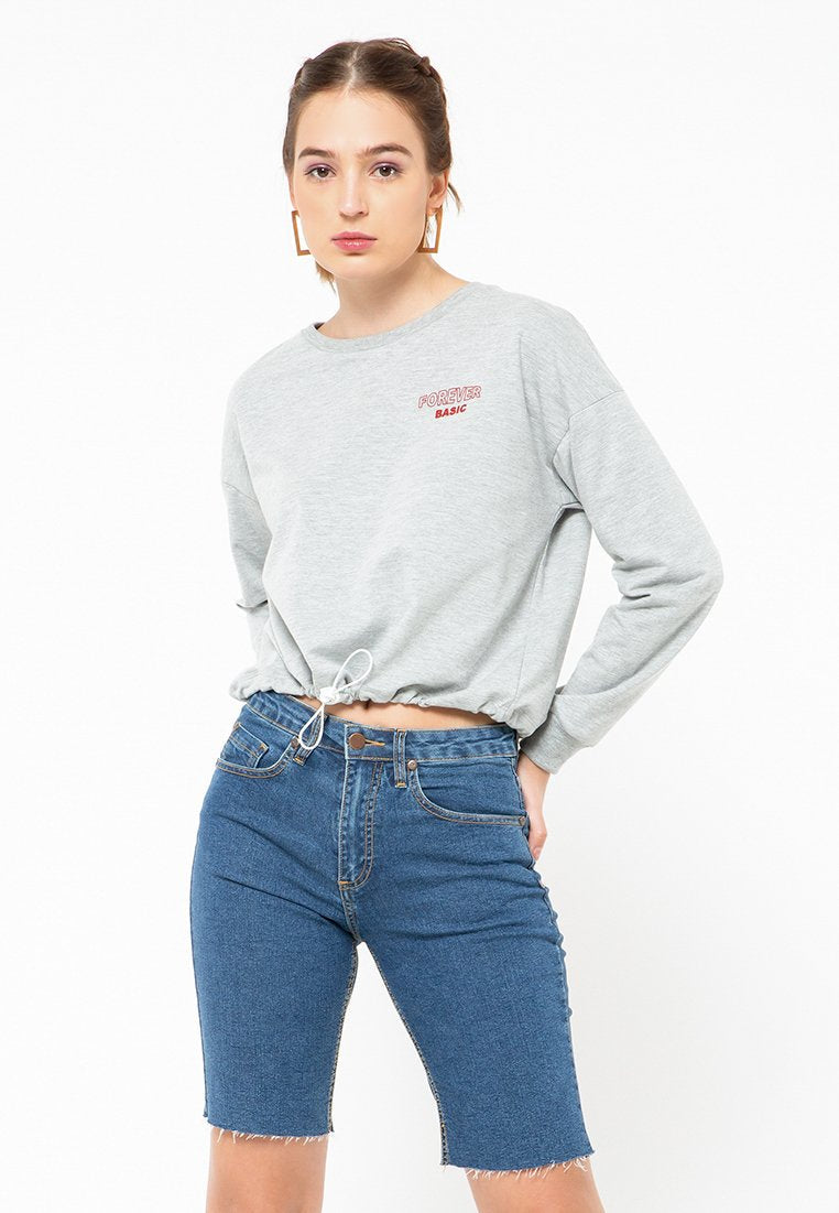 Drawstring Sweatshirt